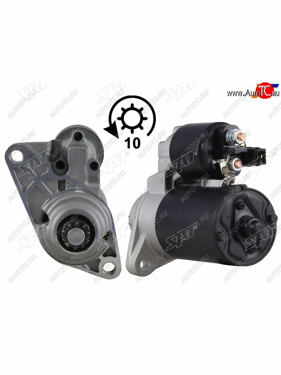 Стартер Volkswagen Golf 97-06  Polo 01-09  Audi A2 99-05  SEAT Cordoba 03-06  Ibiza 02-06  Skod SAT ST-64-0012  в Воронеже Воронежской области