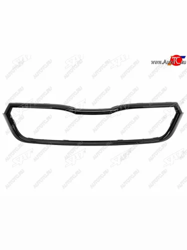 Молдинг решетки SAT (черный) Skoda Rapid MK2 хэтчбэк 5 дв. рестайлинг (2019-2024)