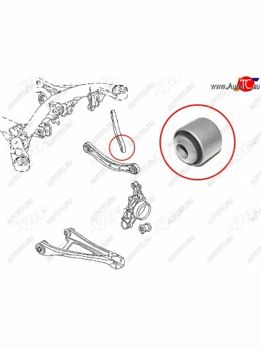 Сайлентблок Audi Q7 05-15  Volkswagen Touareg 02-18 SAT ST-7L8501529A-B2