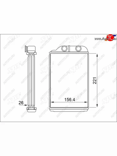Радиатор отопителя салона TOYOTA CAMRY 96-01LEXUS ES 96-01 SAT ST-87-0023