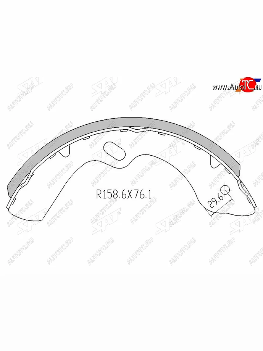 Колодки тормозные перед ISUZU 15- (3,5т) SAT ST-8972877780  в Самаре Самарской области