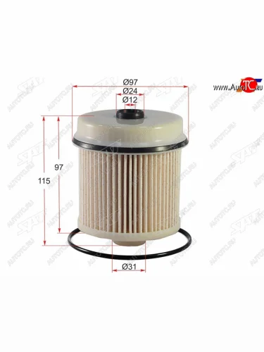 Фильтр топливный ISUZU FORWARD 4HK6HKELF NHRNKRNPRNQR 4HK4JJ1NISSAN ATLAS 4JJ1 07-13          SAT ST-8-98203-599-0