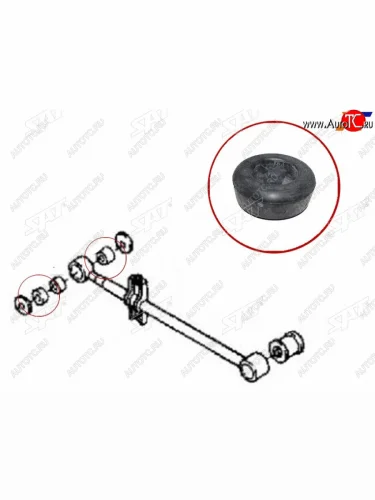 Сайлентблок Daihatsu Be-Go 06-16  Terios 97-  Toyota Cami 99-06  Lite Ace 08-20  Passo Sette 08- SAT ST-90043-85149