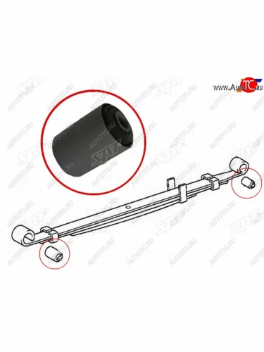 Сайлентблок задней рессоры задний TOYOTA CALDINACOROLLASPRINTER 91-02 SAT ST-90389-12015