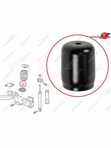 Фиксатор задней пружины CHEVROLET CRUZE 09-OPEL ASTRA 10-15 SAT ST-90538493