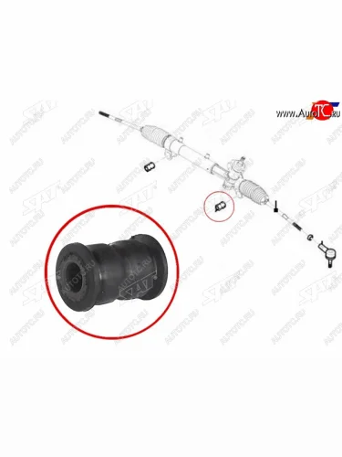 Втулка рулевой рейки Chevrolet Captiva 06-15  Opel Antara 06-15  Daewoo Winstorm 06-10 SAT ST-93743424B