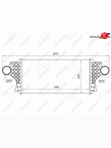 Интеркулер MERCEDES ML W166GL X166 11- 3.5 CDI SAT ST-A0995002600