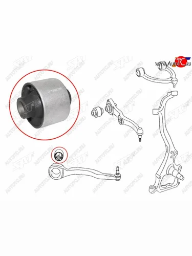 Сайлентблок Mercedes-Benz S-Class 05-13  CL-Class 06-14 SAT ST-A2213330814