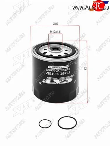 Фильтр топливный MERCEDES VITO W638 2.3D 96-03SPRINTER 2.32.9 95-00SSANGYONG ISTANA OM662 95-03 SAT ST-A6010901552