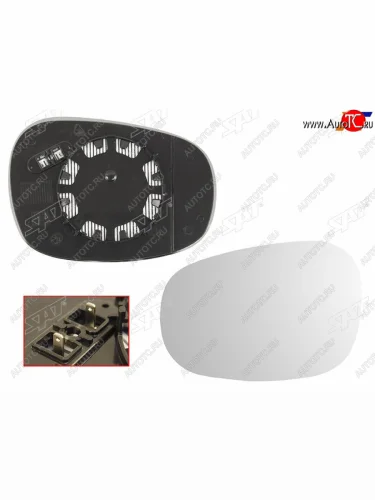 Левое полотно зеркала (обогрев асферическое) SAT BMW 3 серия ( E90,  E91) (2008-2012) седан рестайлинг, универсал рестайлинг