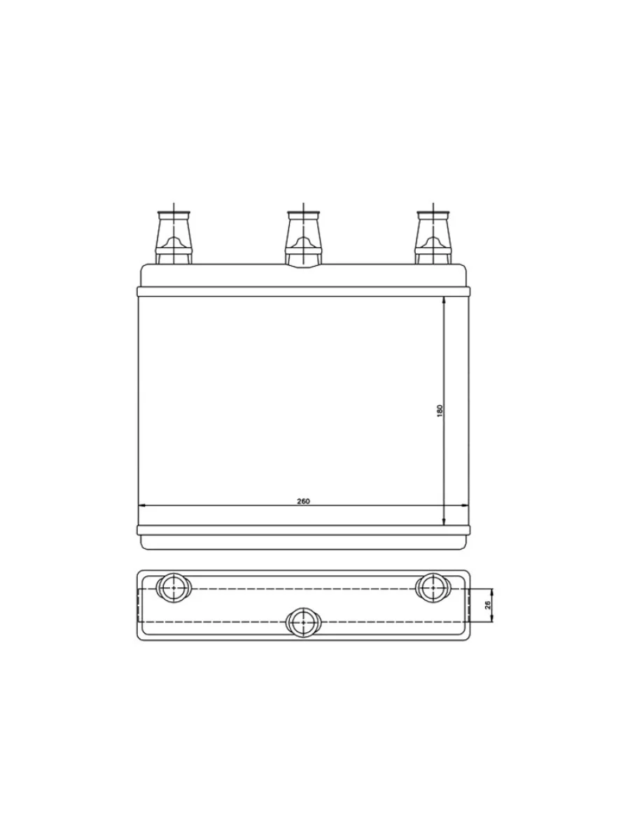 Радиатор отопителя салона  BMW 7 E65E66E67E68 01- SAT ST-BM73-395-0  в Керчи Республика Крым