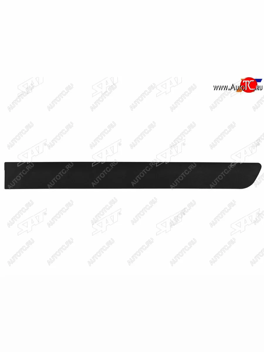 Задняя левая накладка двери SAT Лада ВАЗ Ларгус дорестайлинг R90 (2012-2021) (черная)  в Воронеже Воронежской области