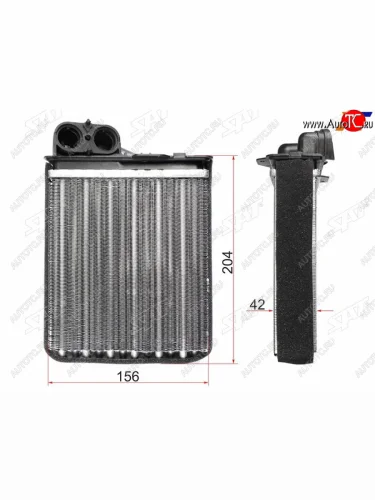 Радиатор отопителя салона RENAULT LOGAN 04-LOGAN 08- SANDERO 08-DUSTER 10-LADA LARGUS 12- SAT ST-DC01-395-A0