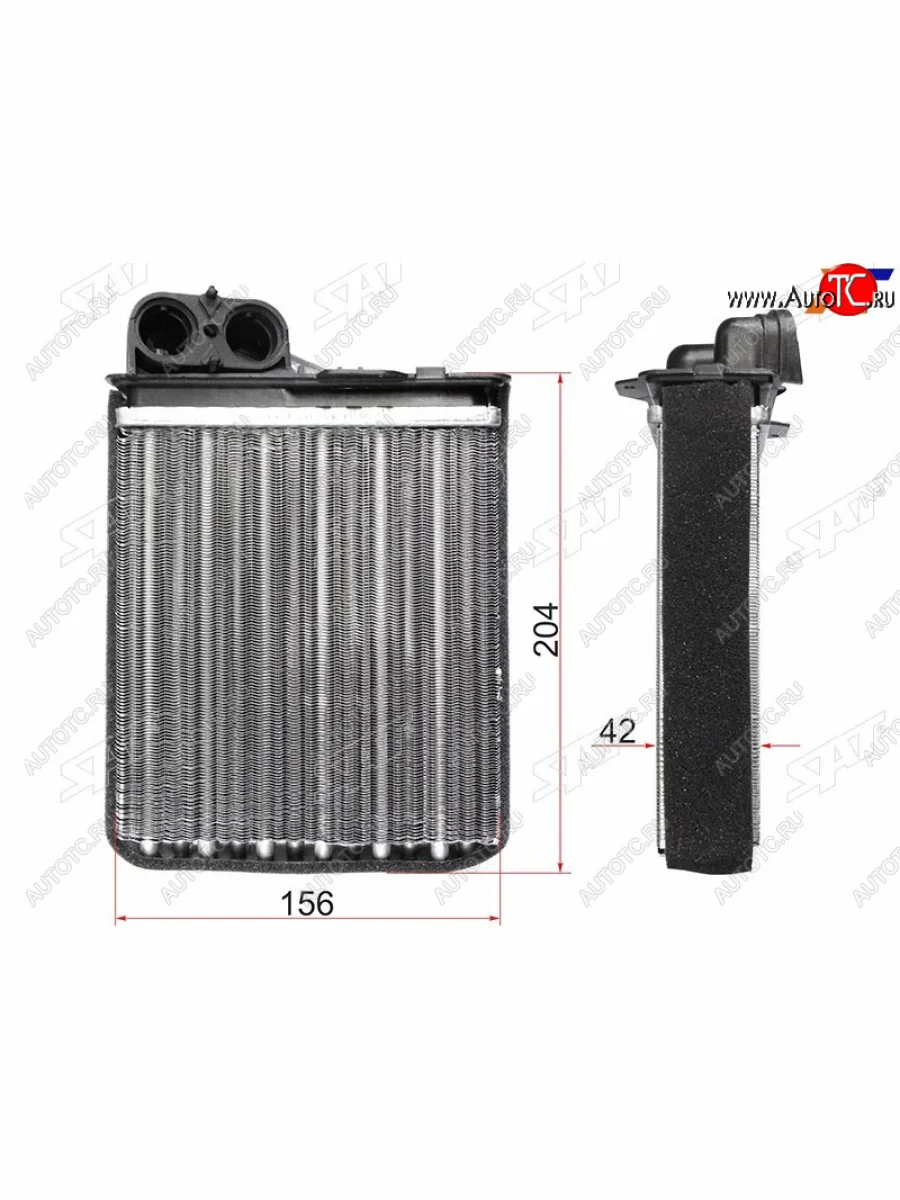 Радиатор отопителя салона RENAULT LOGAN 04-LOGAN 08- SANDERO 08-DUSTER 10-LADA LARGUS 12- SAT ST-DC01-395-A0  в Керчи Республика Крым