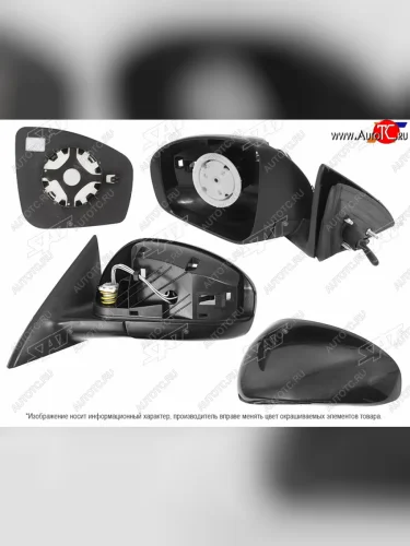 Левое зеркало (механическое) SAT Nissan Almera 3 G15 седан (2012-2019)