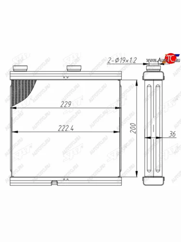 Радиатор отопителя салона NISSAN TEANA J32 08-14 SAT ST-DTW4-395-0