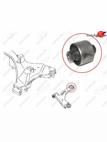 Сайлентблок Ford Escape 00-12  Maverick 93-07  Mazda Tribute 00-07 SAT ST-EC01-34-300J-BB