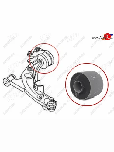 Сайлентблок Mazda CX-7 06-12  CX-9 07-15  MPV 06-16 SAT ST-EG21-34-350-BR