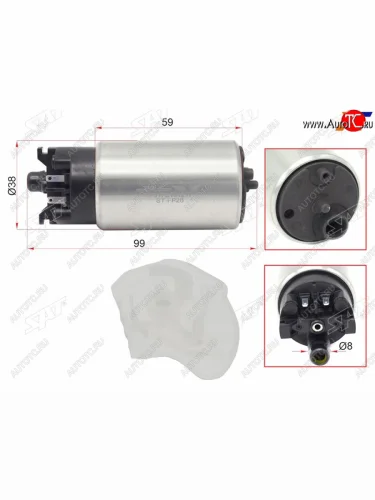 Топливный насос VQ35DEVQ25DEQR25DE NISSAN TEANA J32 08-14J32 4WD 10- SAT ST-FP28