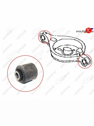 Сайлентблок заднего нижнего поперечного рычага (под пружин) MAZDA 6ATENZA 02-08 SAT ST-G26A-28-300A-B