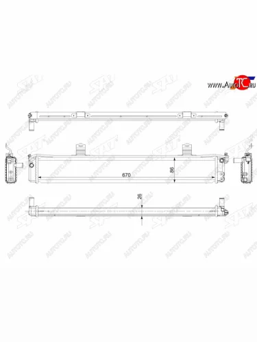 Радиатор инвертора LEXUS RX 450H 09-                                                                 SAT ST-G9010-48040