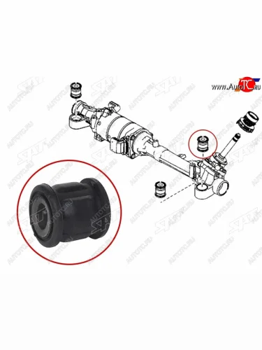 Втулка рулевой рейки Mazda 6 07-12  Atenza 07-12 SAT ST-GDK6-32-123B
