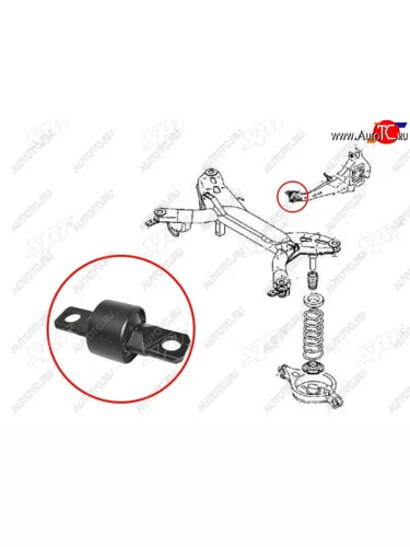 Сайлентблок Mazda 6 02-08  Atenza 02-07 SAT ST-GJ6A-28-250G-B