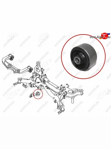 Сайлентблок Mazda 6 02-08  Atenza 02-07 SAT ST-GP9A-28-68XA-B