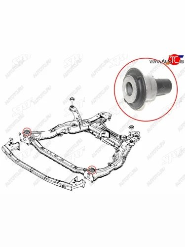 Сайлентблок Mazda 6 07-12  Atenza 07-12 SAT ST-GS1D-34-80XH-BF