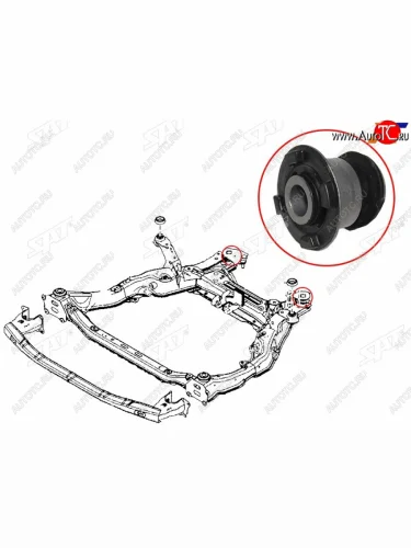 Сайлентблок Mazda 6 07-12  Atenza 07-12 SAT ST-GS1D-34-80XH-BR