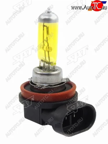 Лампа головного освещения галогенная желтая H11 12V 55W SAT ST-H11Y-12V