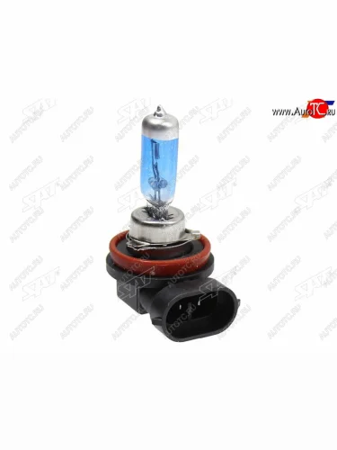 Лампа головного освещения галогенная супер белая H11 12V 55W SAT ST-H11W-12V