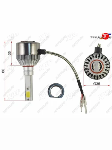 Комплект светодиодных ламп LED H1 36W3600LM SAT ST-H1-LED