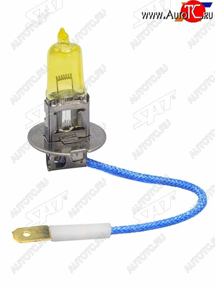 Лампа головного освещения галогенная желтая H3 24V 70W SAT ST-H3Y-24V  в Самаре Самарской области