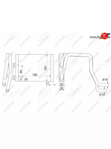 Радиатор отопителя салона HONDA CIVIC EU# 00-05 35D SAT ST-HD08-395-A0