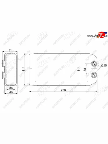 Радиатор отопителя салона HONDA CIVICPARTNER 95-01CR-V RD1 99-01 SAT ST-HD07-395-0
