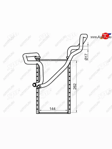 Радиатор отопителя салона HONDA ACCORD 08- SAT ST-HD29-395-0