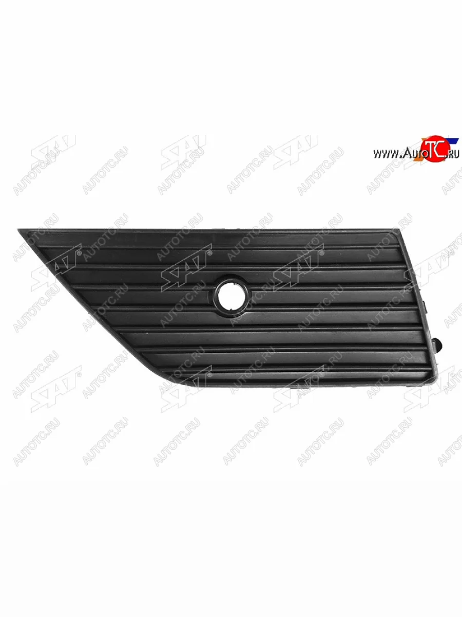 Правая вставка заднего бампера (под парктроник SAT Hyundai Creta GS дорестайлинг (2015-2019) (черный)  в Перми Пермском крае