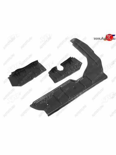 Защита двигателя KIA RIO 05-11HYUNDAI ACCENT 06-10 из 3х частей SAT ST-HNA5-025-0