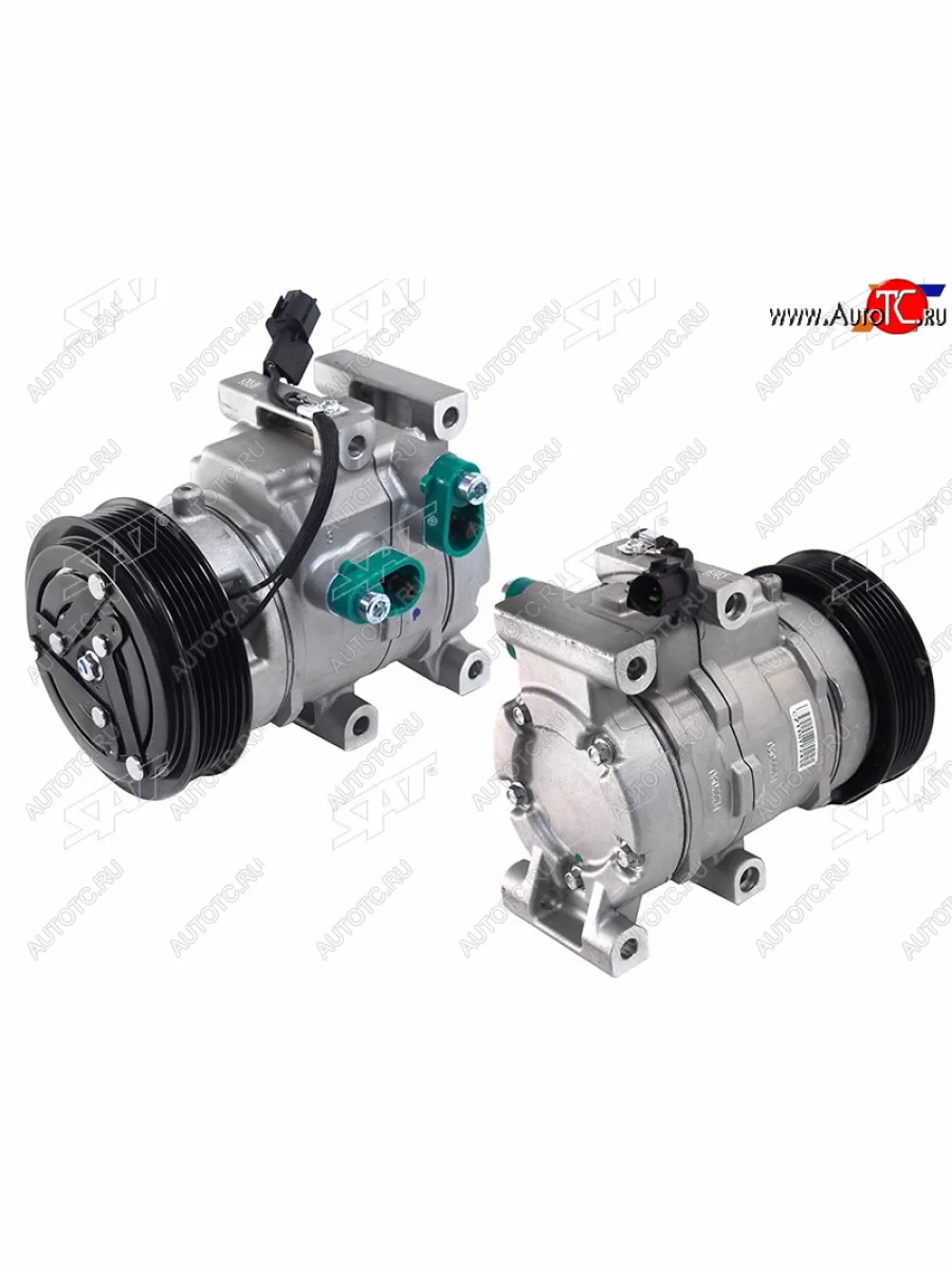 Компрессор кондиционера Hyundai Solaris 10-20  Kia Rio 11-20  Hyundai Accent 11-17  Kia Rio X-Lin SAT ST-HNS1-396-0  в Самаре Самарской области