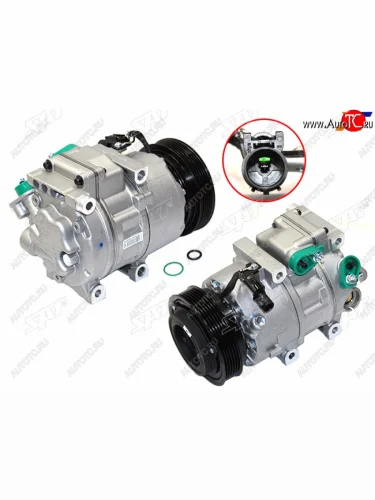 Компрессор кондиционера Hyundai Santa Fe 05-12 SAT ST-HY06-396-0