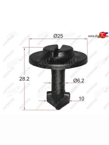 Клипса крепежная VAG (1 шт.) SAT ST-KE-013
