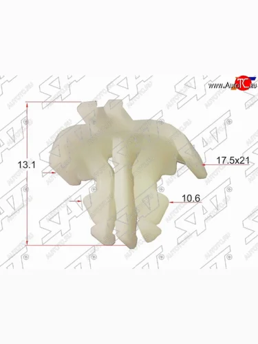 Клипса крепления молдинга VAG (1 шт.) SAT ST-KE-005