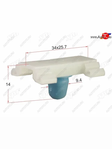 Клипса молднга BMWFIATALFA ROMEO (1 шт.) SAT ST-KE-007