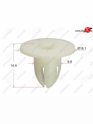 Клипса молдинга MERCEDESVAG (1 шт.) SAT ST-KE-012
