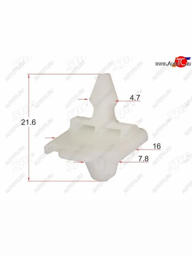 Клипса молдинга MERCEDES (1 шт.) SAT ST-KE-009