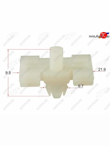 Клипса молдинга MERCEDES (1 шт.) SAT ST-KE-028