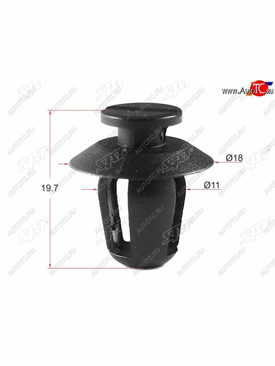 Клипса обшивки двери PEUGEOTCITROEN (1 шт.) SAT ST-KE-122  в Самаре Самарской области