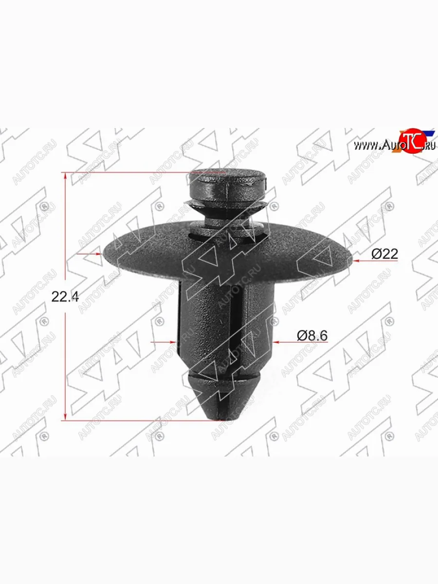 Клипса обшивки двери GMCHRYSLER (1 шт.) SAT ST-KE-106  в Самаре Самарской области