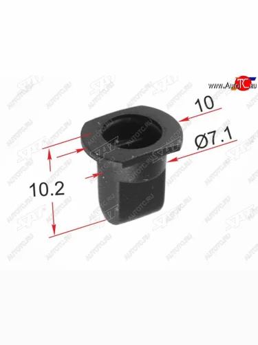 Клипса молдинга кузова VAG (1 шт.) SAT ST-KE-159
